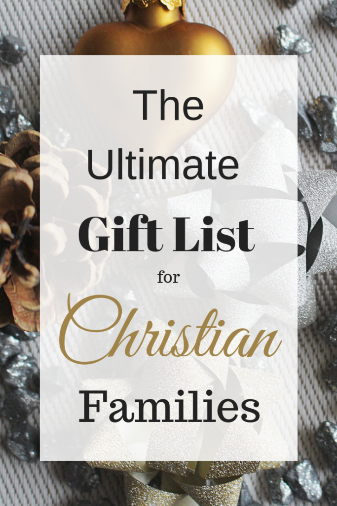 Christian-inspired gift ideas; Christian Christmas gift ideas