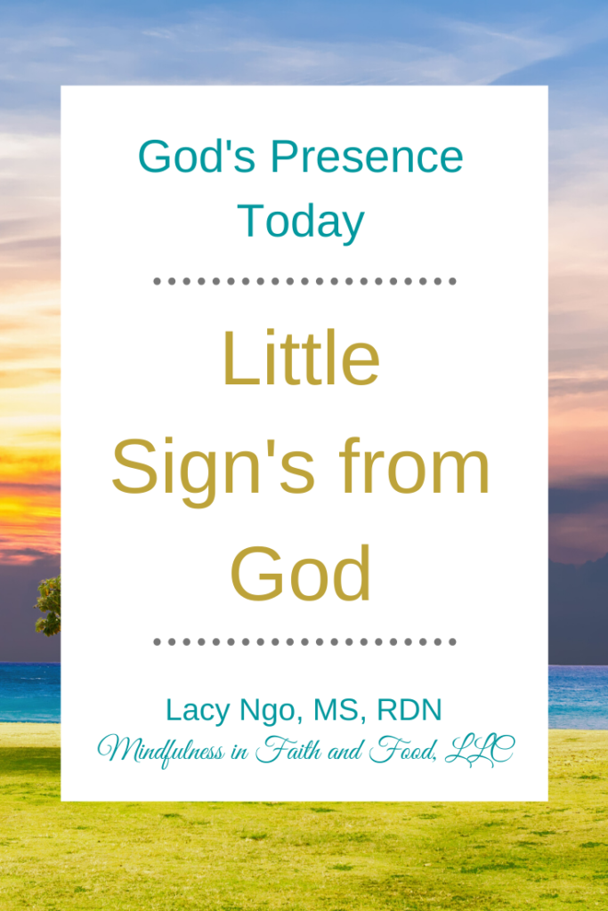 God's precense today; A story of prayer and little sign's from God
