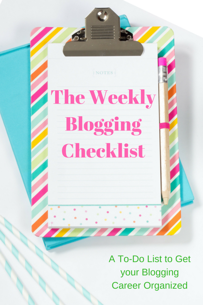 Bloggimg to-do list, blogging checklist, blogging routine