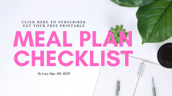 The Dietitian's Meal Plan Checklist: Free Download